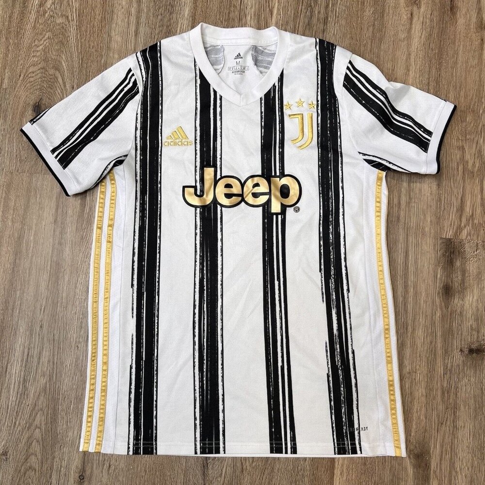 Juventus Home Soccer Jersey (2020-21) - adidas, Men’s Medium, White